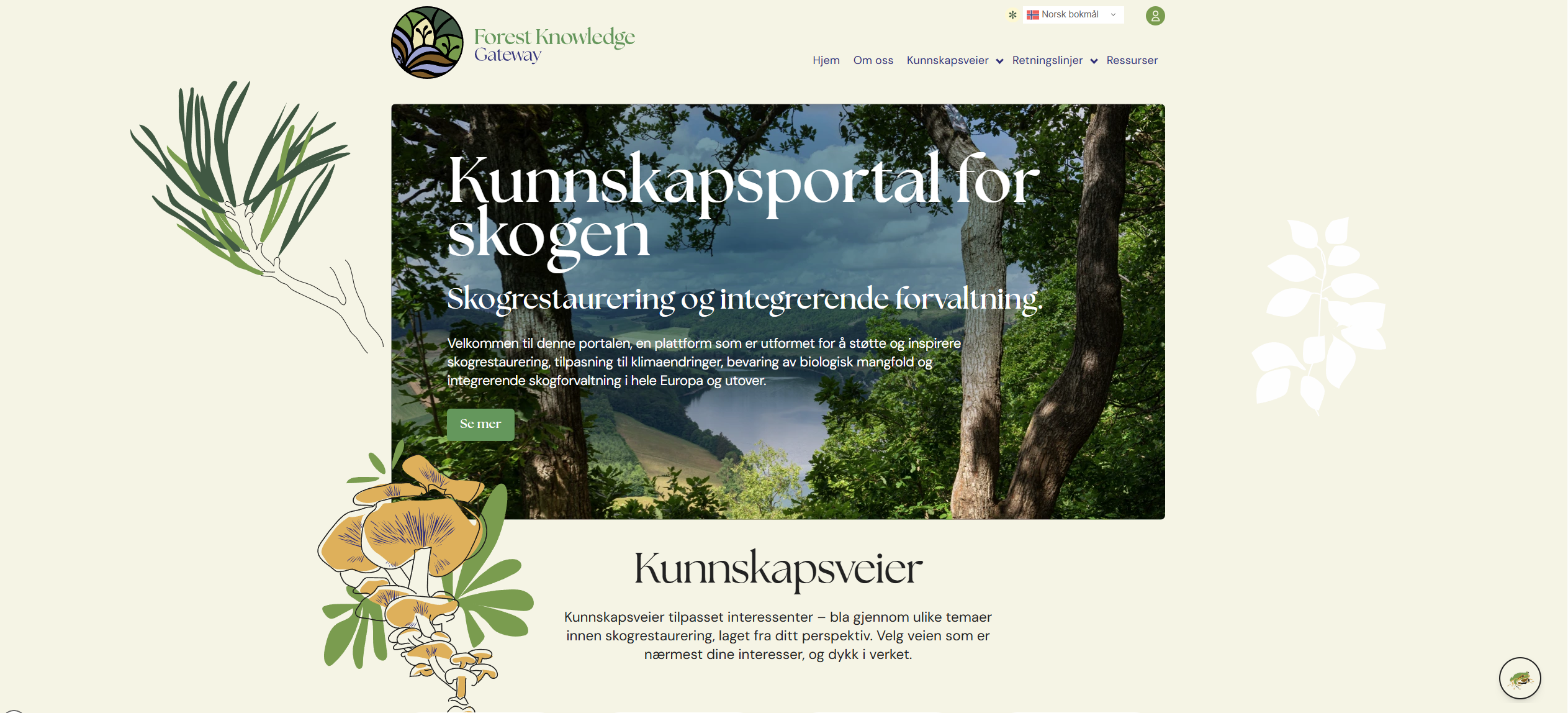 Ny Europeisk portal for skogrestaurering